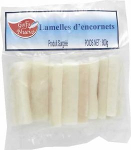 lamelles d'encornets