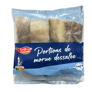 Portion de Morue Déssalée