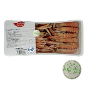 langoustines sans sulfites