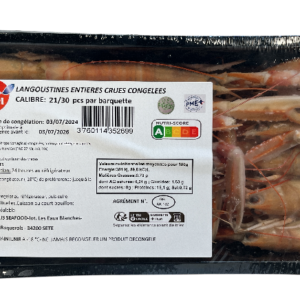 Langoustines sans sulfites ajoutées