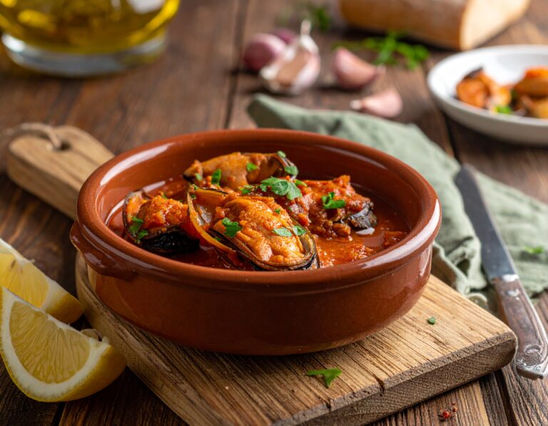 Moules à l’escabèche