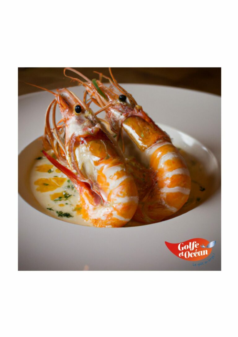 Langoustines sauce champagne