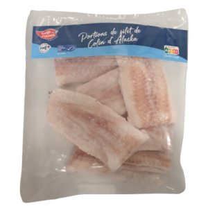 Portions de filet de Colin d'Alaska