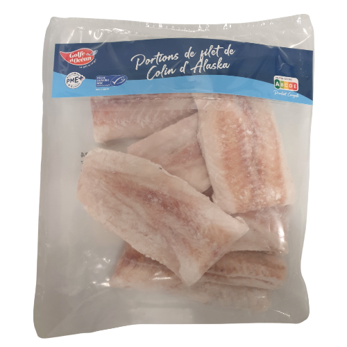 Portions de filet de Colin d'Alaska
